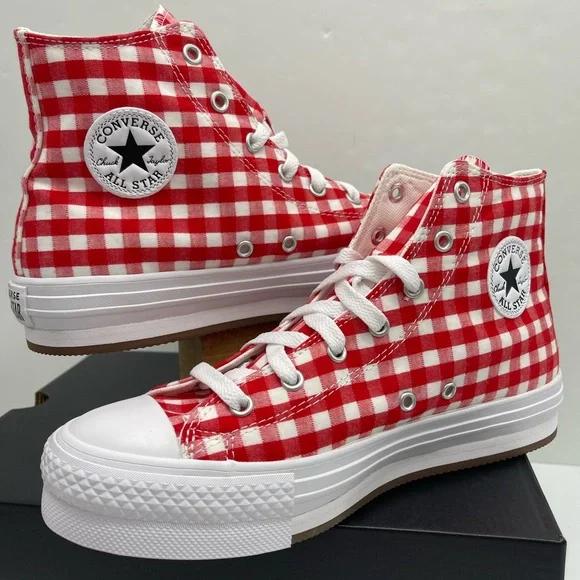Converse WMNS Checkered High-Top
CTAS EVA LIFT HI
VINTAGE WHITE/RED Sneakers - Picture 9 of 16
